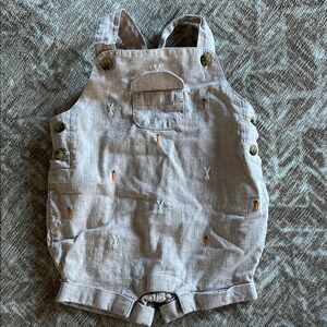 Janie and Jack Infant Easter Overalls